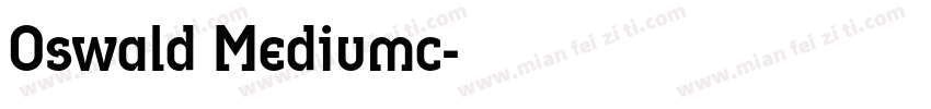 Oswald Mediumc字体转换